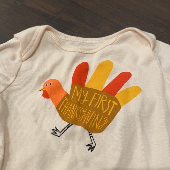Old Navy Unisex Thanksgiving Bodysuit - Picture 2 of 4